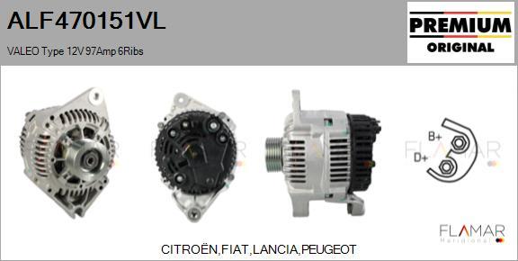 FLAMAR ALF470151VL - Alternateur droxauto.com