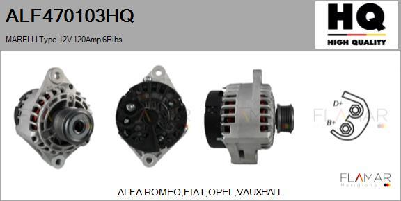 FLAMAR ALF470103HQ - Alternateur droxauto.com