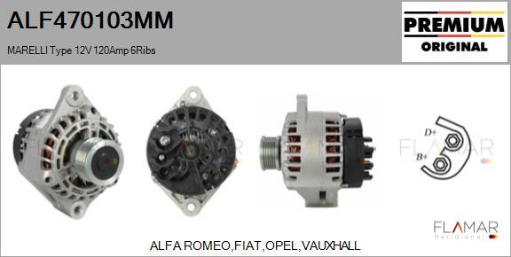 FLAMAR ALF470103MM - Alternateur droxauto.com