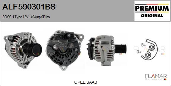 FLAMAR ALF590301BS - Alternateur droxauto.com