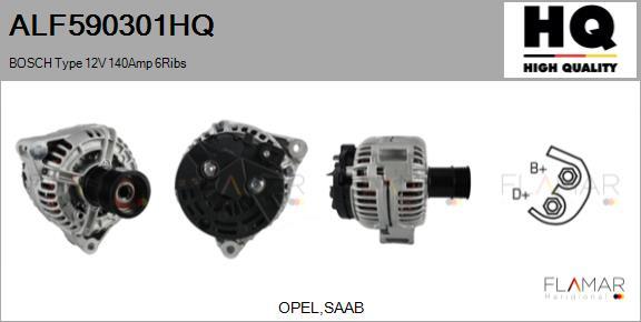 FLAMAR ALF590301HQ - Alternateur droxauto.com