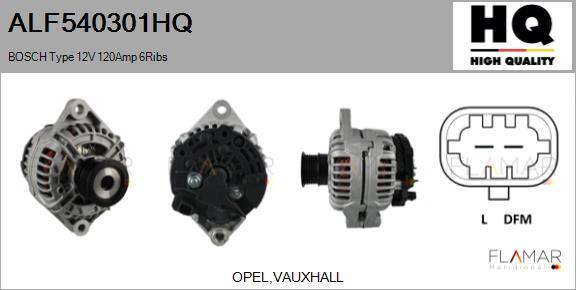FLAMAR ALF540301HQ - Alternateur droxauto.com