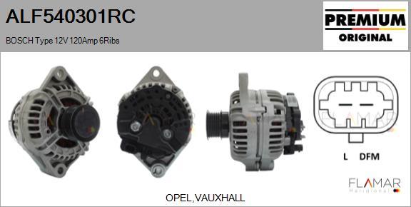 FLAMAR ALF540301RC - Alternateur droxauto.com