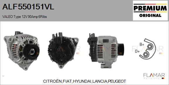 FLAMAR ALF550151VL - Alternateur droxauto.com