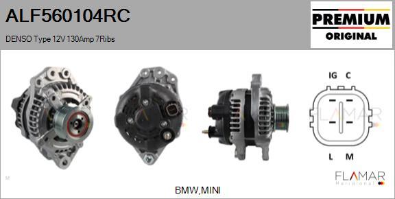 FLAMAR ALF560104RC - Alternateur droxauto.com