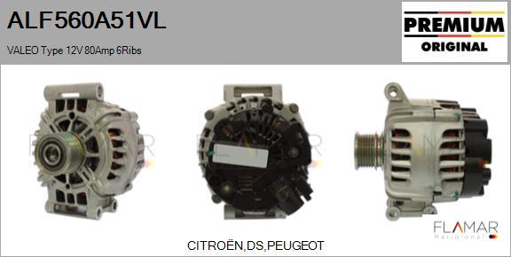 FLAMAR ALF560A51VL - Alternateur droxauto.com