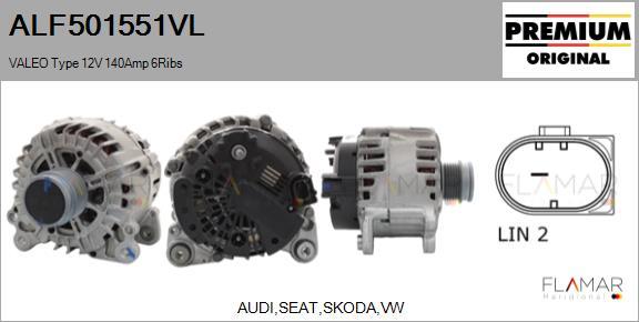 FLAMAR ALF501551VL - Alternateur droxauto.com