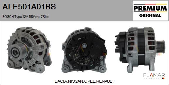 FLAMAR ALF501A01BS - Alternateur droxauto.com