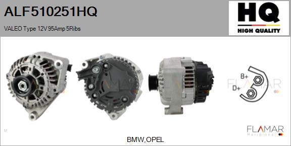 FLAMAR ALF510251HQ - Alternateur droxauto.com