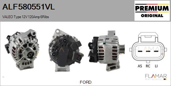 FLAMAR ALF580551VL - Alternateur droxauto.com