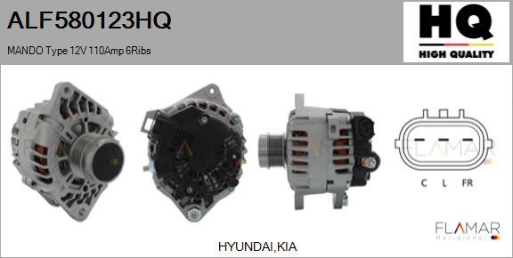 FLAMAR ALF580123HQ - Alternateur droxauto.com