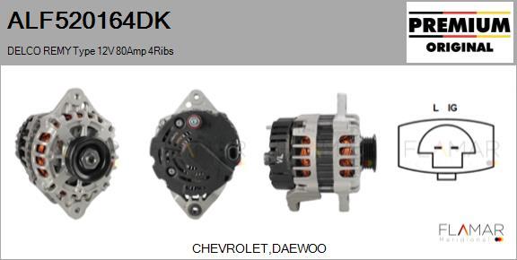 FLAMAR ALF520164DK - Alternateur droxauto.com