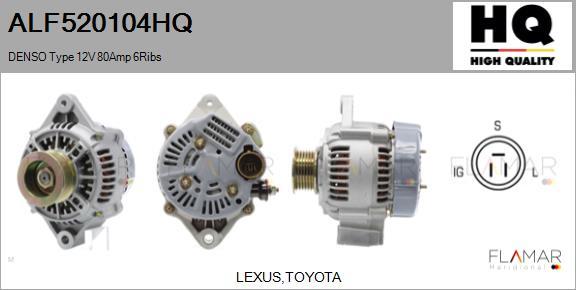 FLAMAR ALF520104HQ - Alternateur droxauto.com