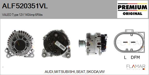 FLAMAR ALF520351VL - Alternateur droxauto.com