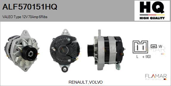FLAMAR ALF570151HQ - Alternateur droxauto.com