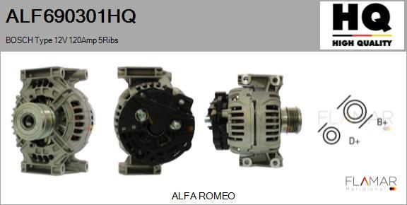 FLAMAR ALF690301HQ - Alternateur droxauto.com