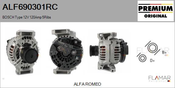 FLAMAR ALF690301RC - Alternateur droxauto.com