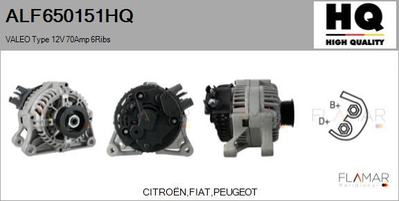 FLAMAR ALF650151HQ - Alternateur droxauto.com