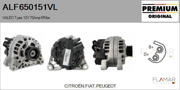 FLAMAR ALF650151VL - Alternateur droxauto.com
