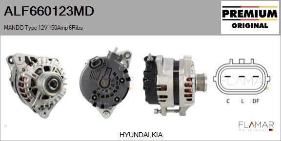 FLAMAR ALF660123MD - Alternateur droxauto.com