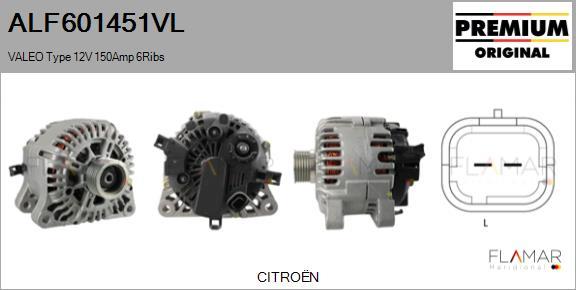 FLAMAR ALF601451VL - Alternateur droxauto.com