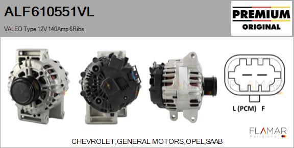 FLAMAR ALF610551VL - Alternateur droxauto.com
