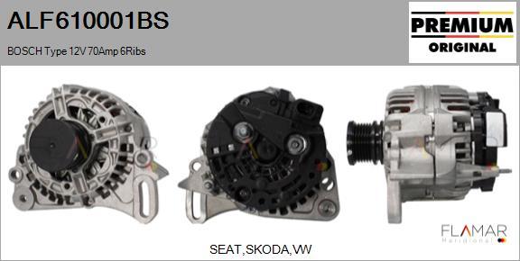 FLAMAR ALF610001BS - Alternateur droxauto.com