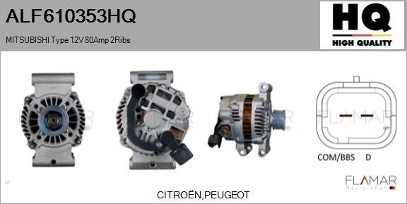 FLAMAR ALF610353HQ - Alternateur droxauto.com