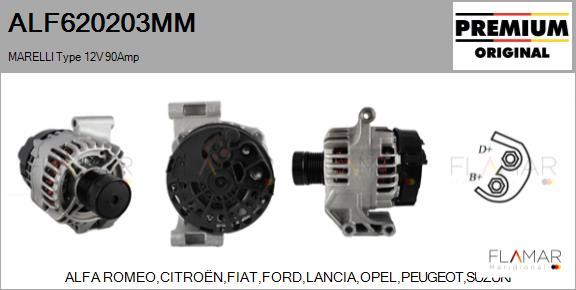 FLAMAR ALF620203MM - Alternateur droxauto.com