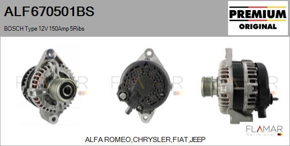 FLAMAR ALF670501BS - Alternateur droxauto.com
