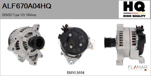 FLAMAR ALF670A04HQ - Alternateur droxauto.com