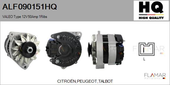 FLAMAR ALF090151HQ - Alternateur droxauto.com
