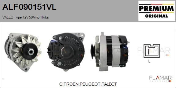 FLAMAR ALF090151VL - Alternateur droxauto.com