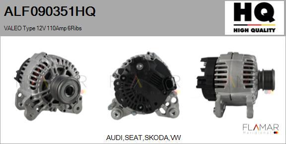 FLAMAR ALF090351HQ - Alternateur droxauto.com