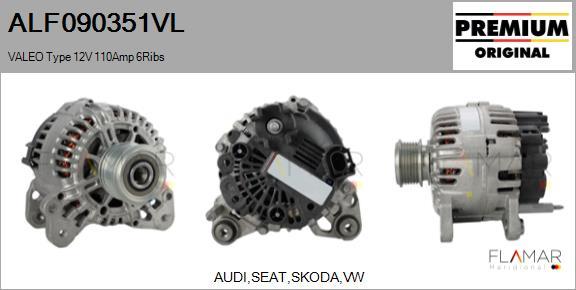 FLAMAR ALF090351VL - Alternateur droxauto.com