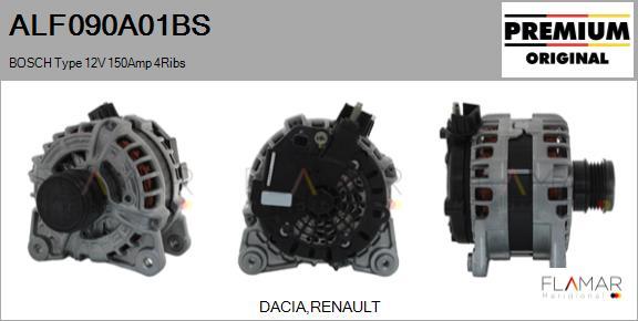 FLAMAR ALF090A01BS - Alternateur droxauto.com