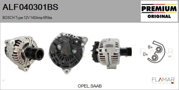 FLAMAR ALF040301BS - Alternateur droxauto.com