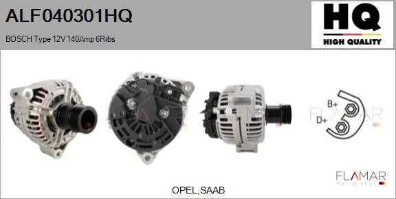 FLAMAR ALF040301HQ - Alternateur droxauto.com