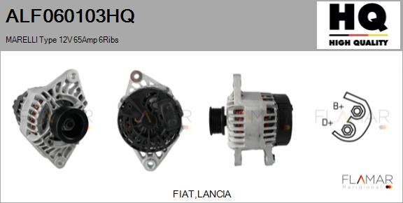 FLAMAR ALF060103HQ - Alternateur droxauto.com