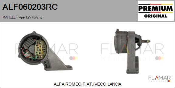 FLAMAR ALF060203RC - Alternateur droxauto.com