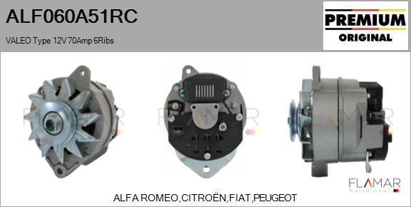 FLAMAR ALF060A51RC - Alternateur droxauto.com