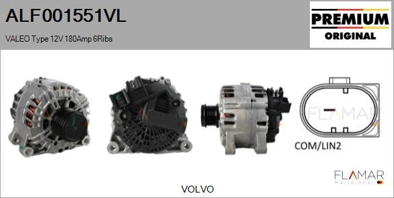 FLAMAR ALF001551VL - Alternateur droxauto.com