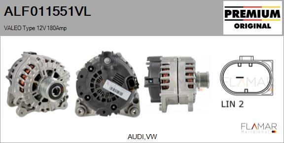 FLAMAR ALF011551VL - Alternateur droxauto.com