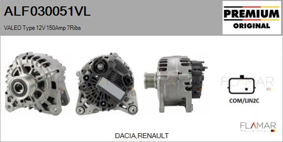 FLAMAR ALF030051VL - Alternateur droxauto.com
