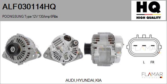 FLAMAR ALF030114HQ - Alternateur droxauto.com