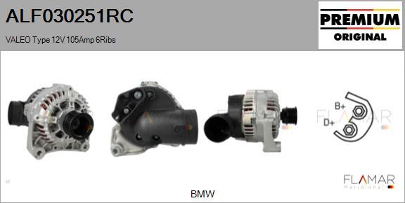 FLAMAR ALF030251RC - Alternateur droxauto.com