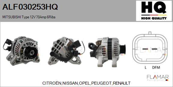 FLAMAR ALF030253HQ - Alternateur droxauto.com
