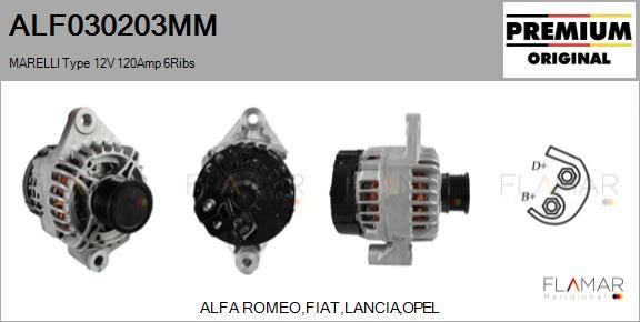 FLAMAR ALF030203MM - Alternateur droxauto.com