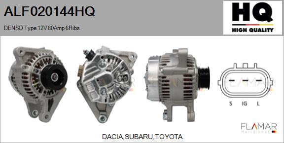 FLAMAR ALF020144HQ - Alternateur droxauto.com