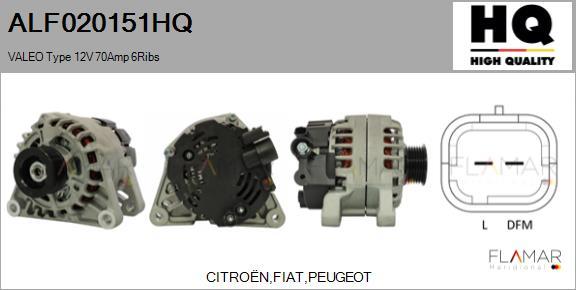 FLAMAR ALF020151HQ - Alternateur droxauto.com